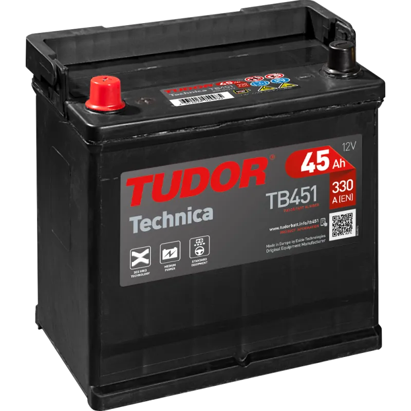 TB451 - Batería Tudor 45Ah