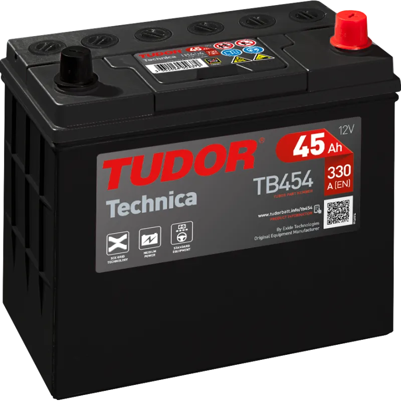TB454 - Batería Tudor 45Ah