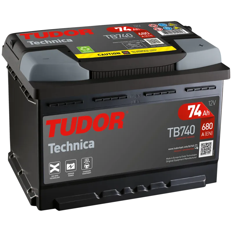 TB740 - Batería Tudor 74Ah