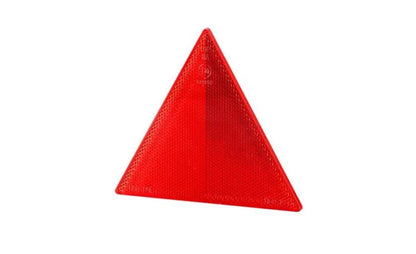 Catadióptrico triangular rojo