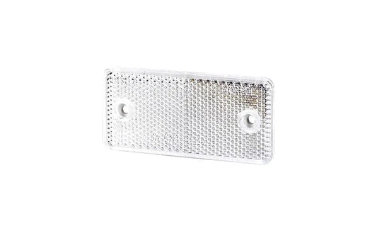 Catadióptrico rectangular 94 blanco